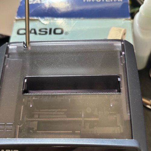 Casio HR-8TER-w calculator new with box and 4 batteries
