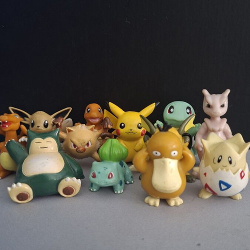 Pokemon figures set of 12, 1999 CGTSI and Nintendo