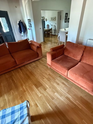 Sofa set used, 2-seater and 3-seater