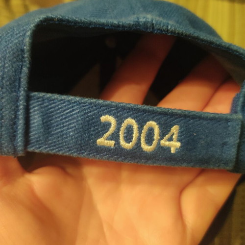 Athens 2004 Olympic Games embroidered cap, blue