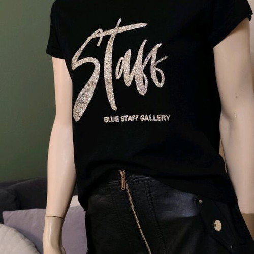 Staff black blouse size M like new