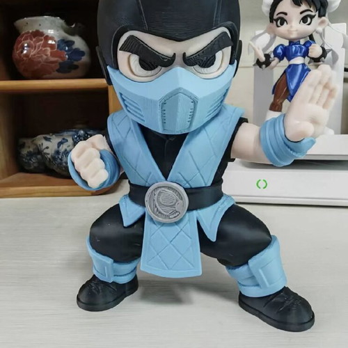 Chibi Mortal Kombat Sub-Zero Noob Saibot figure