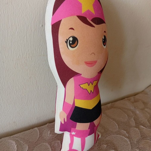Cloth doll like new, 23 cm height