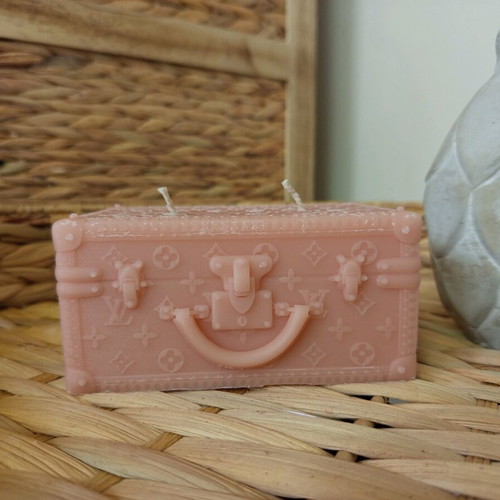 Handmade suitcase-shaped candle new