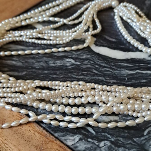 Pearl necklace new, over 40 years old