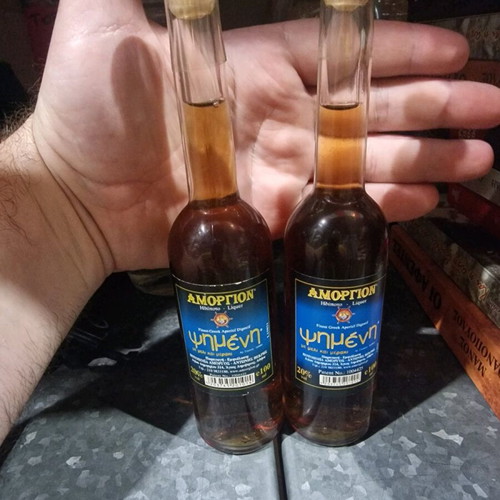 Amorgion Psimeni liqueur like new, pack of 2×100ml for collection