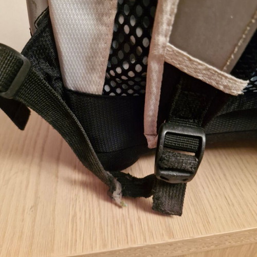 Used POLO school bag with 3 main compartments and insulated material