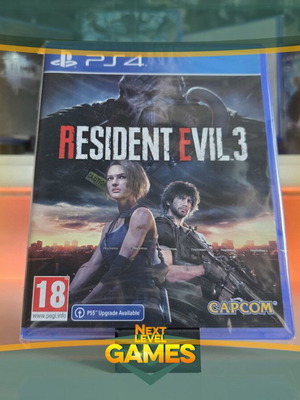 Resident Evil 3 PS4 game new, action adventure shooter