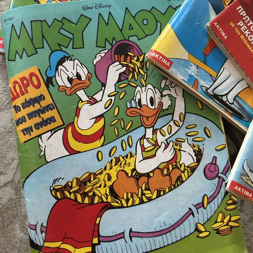 Miky Maous vintage comic magazines, set of 6 from 1990s Aktina editions