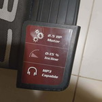 Treadmill used with gift bench