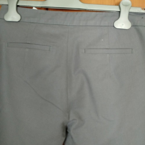 Zara women's straight-leg pants grey like new size 36-38