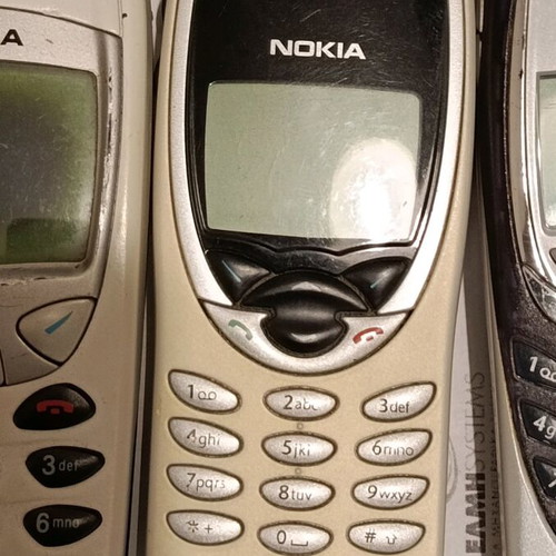 Nokia mobile phones used, set of 4 with batteries