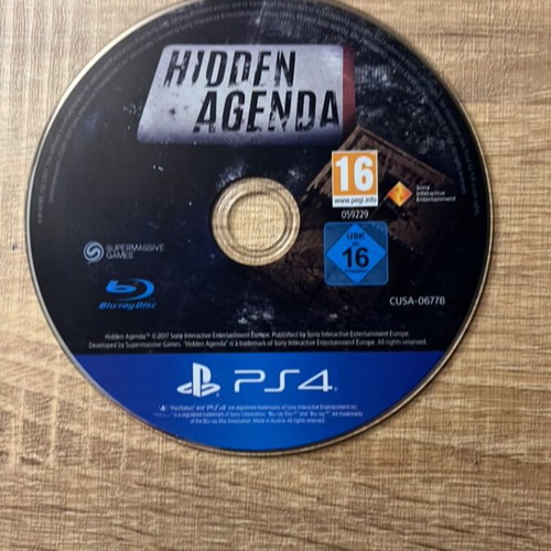 Hidden Agenda PS4 game