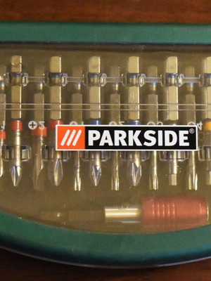 Parkside комплект битове за отвертка с магнитен адаптер