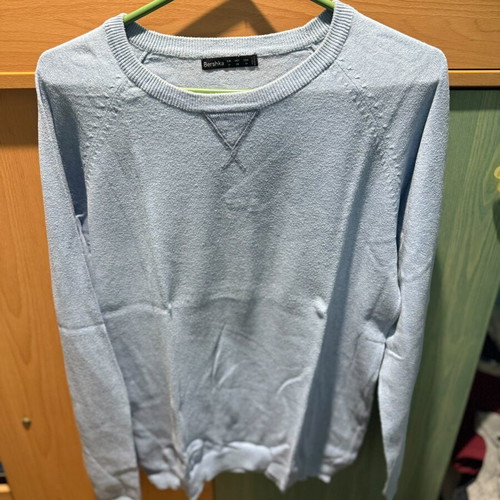 Bershka Menswear Sweater like new, blue turquoise, sizes M L