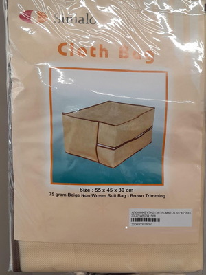 Storage bag for duvet 55x45x30cm fabric