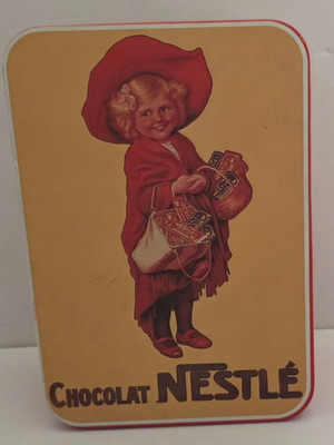 Μεταλλικό κουτί αποθήκευσης Chocolat Nestlé
