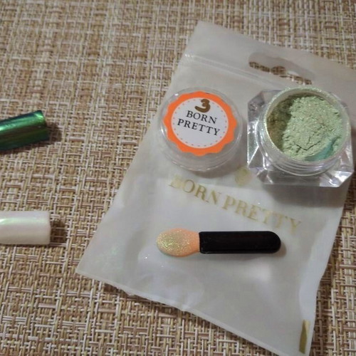 Born Pretty No - 3 Mirror Effect Nail Powder new for manicure and pedicure