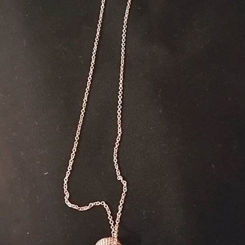 Tiffany & Co Twist knot silver necklace like new