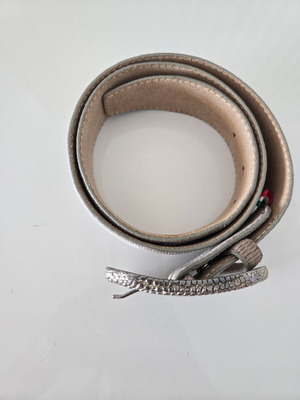 Italian leather belt like new, beige, size 95