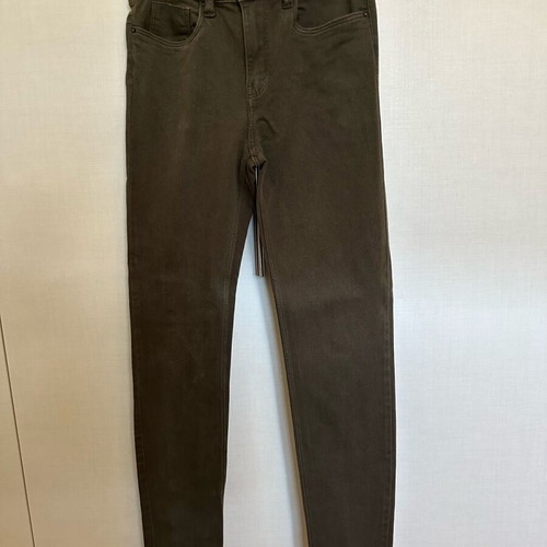 Elastic olive jeans used, size 36, H&M slim fit