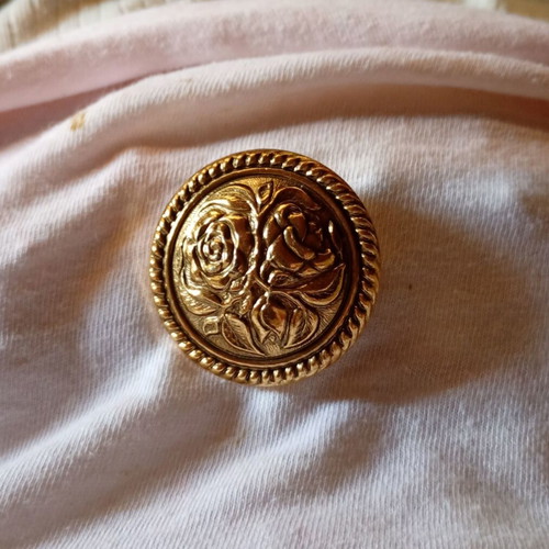 Rosie Scarf Buckle like new, metal, diameter 47 mm