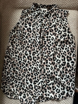 H&M Leopard Shirt like new size L/XL