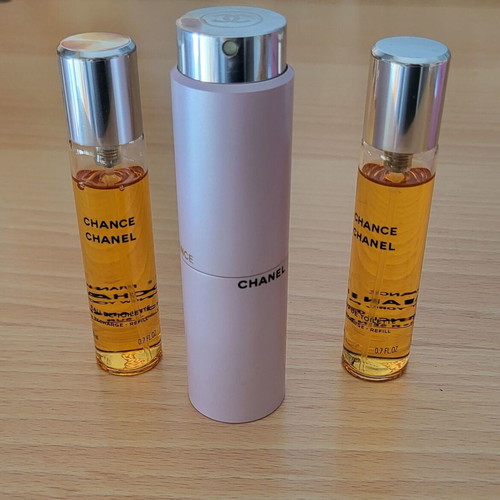 Chanel Chance Twist and Spray travel perfume like new, 3x20ml