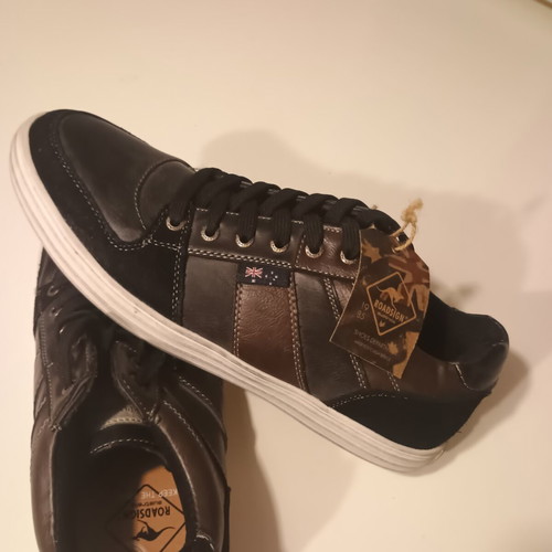 Roadsign Casual Sneakers Size 43 New Black Brown