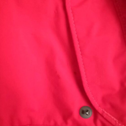 Columbia windbreaker jacket used, size Small, red