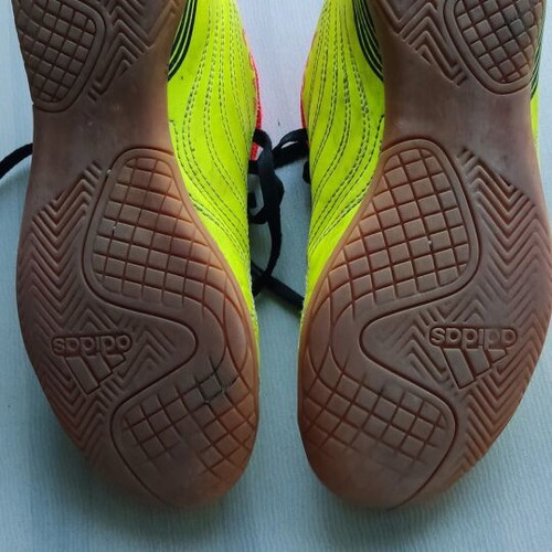 Adidas kids' football shoes size 36 used, yellow