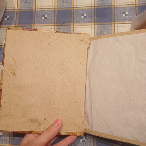 Handmade Corfu Photo Album from Natural Materials, New