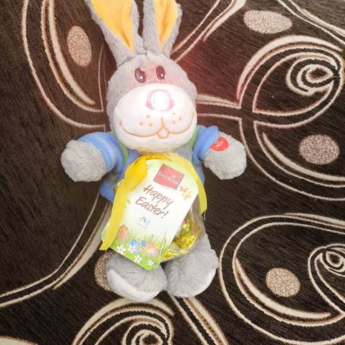 Plush Bunny new with chocolates and candies, Old MacDonald Had a Farm