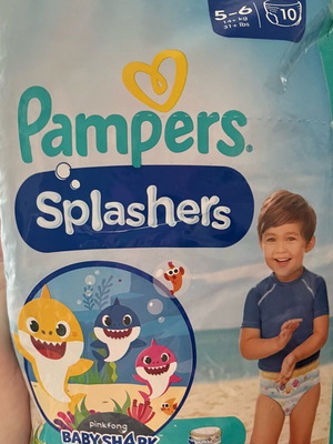 Pampers Splashers αδιάβροχες πάνες νούμερο 5-6, πακέτο 10, καινούργιο