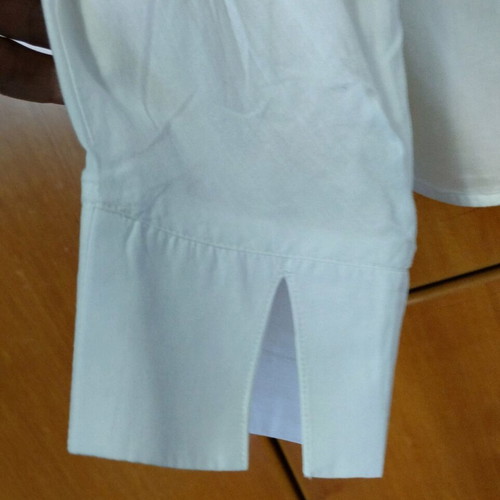 Women's shirt M used, white with lace on back