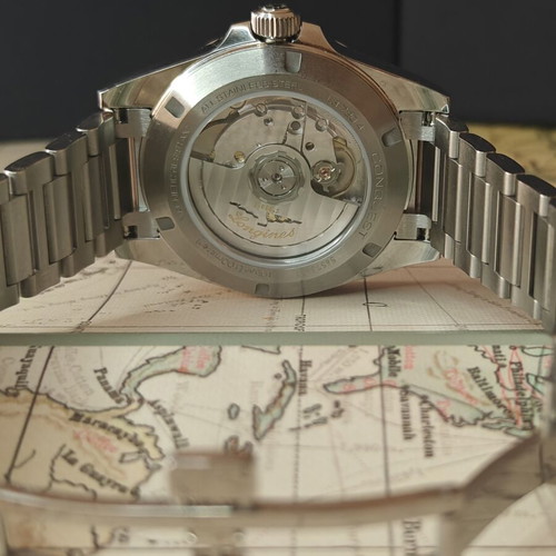Longines Conquest 38mm black wristwatch