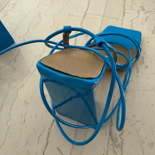 Ego blue strappy sandals like new, size 37