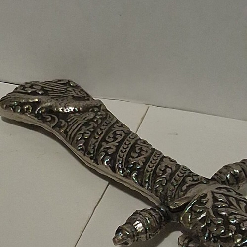 Athens Decorative Greek Knife vintage with embossed metal sheath