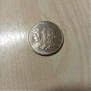 EΛΛΑΔΑ 500 ΔΡΑΧΜΕΣ 2000, Greek Olympic Coin 500 drachma 2000 Coubertin Vikelas