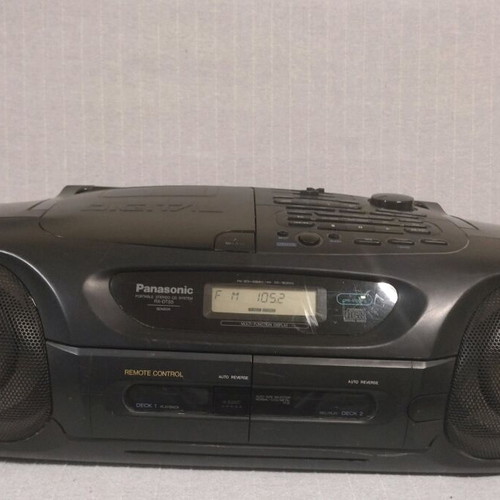 Panasonic RX-DT55 portable radio cassette player used