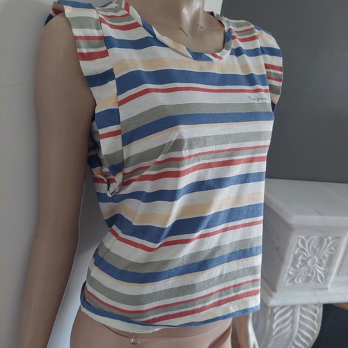 Pepe Jeans striped women's top size small like new