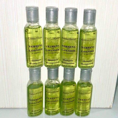Crabtree & Evelyn Verbena Lavender De Provence shampoo pack of 8 new 192 ml