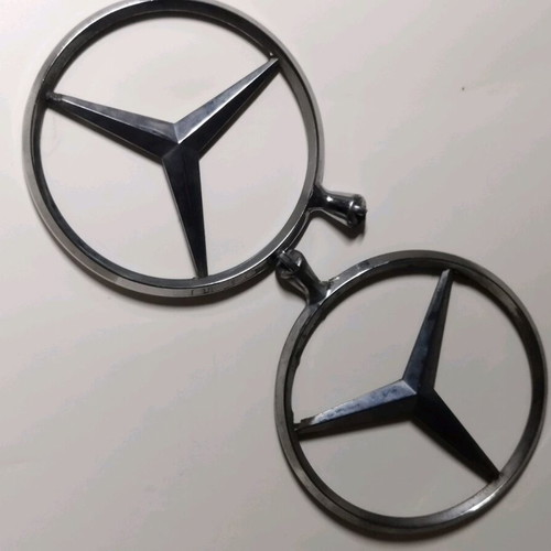 Mercedes emblems used, pack of 2 pieces