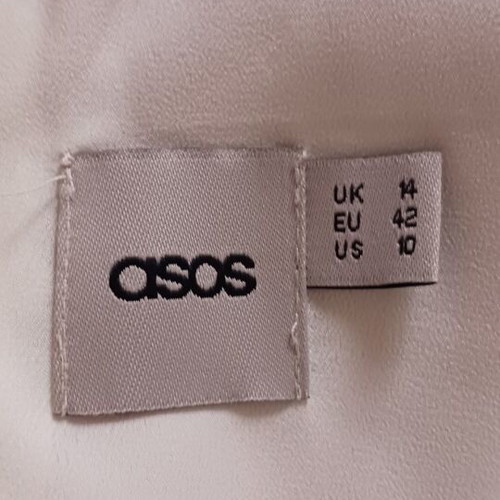 Asos summer dress like new, floral, white and multicolor, size XL