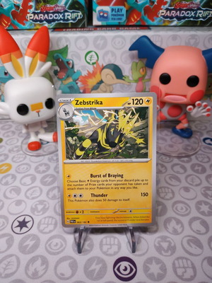 Pokemon Card Zebstrika PAR 063 like new, Paradox Rift Set