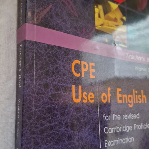 CPE Use of English 1 Teacher's Book like new by Virginia Evans