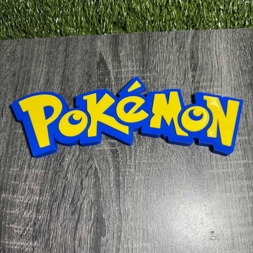 Pokemon διακοσμητικό logo 3d print καινούργιο
