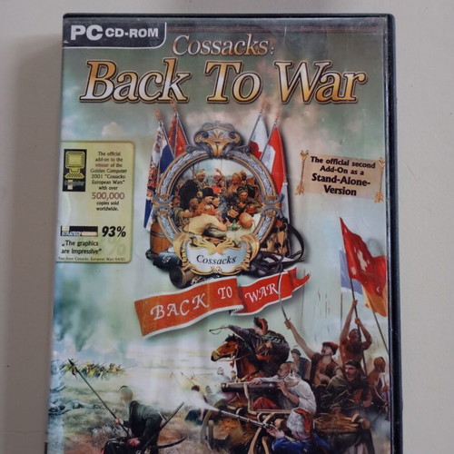 Cossacks Back To War PC game like new, strategy