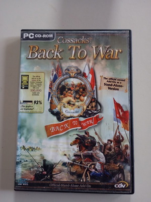 Cossacks Back To War PC game like new, strategy
