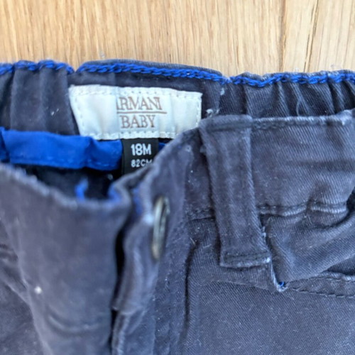 Emporio Armani jeans dark blue, size 18 months, like new